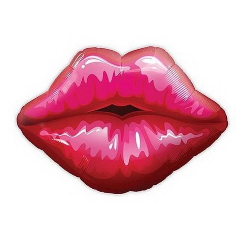Lip Shaped Helium Balloon